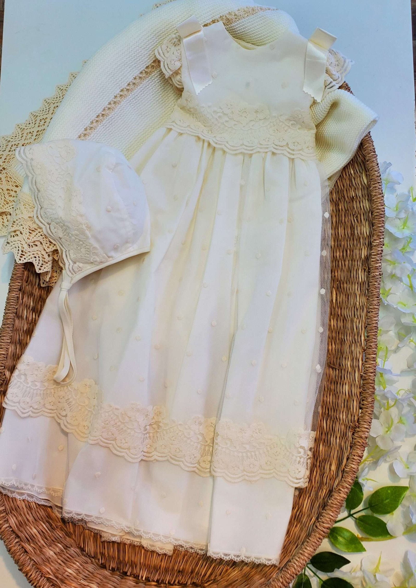 vestido de bautizo y ceremonias