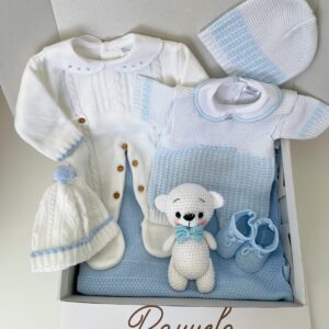 Pelele Madera White Blue - Deluxe