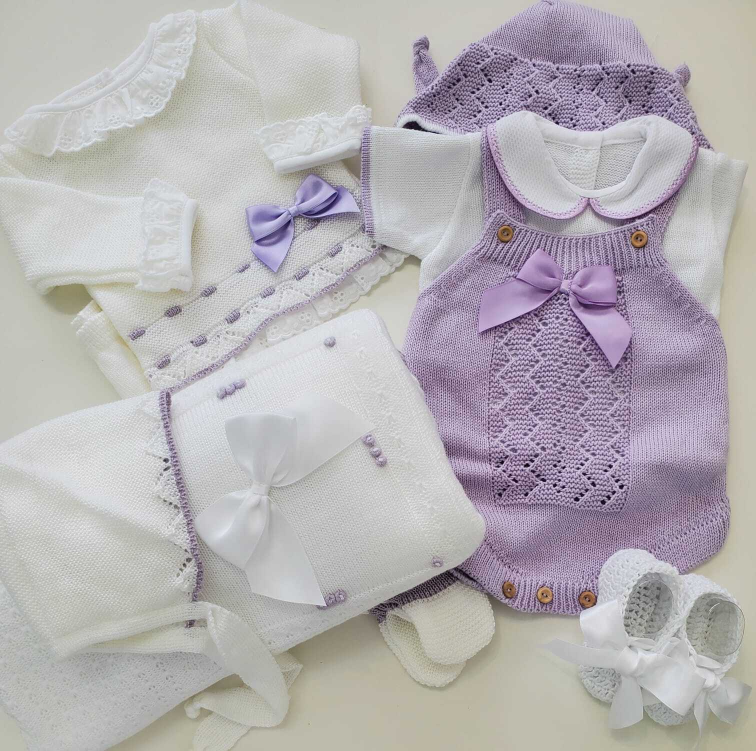 Newborn Baby Clothes First Outfits in Gift Box Made in Spain